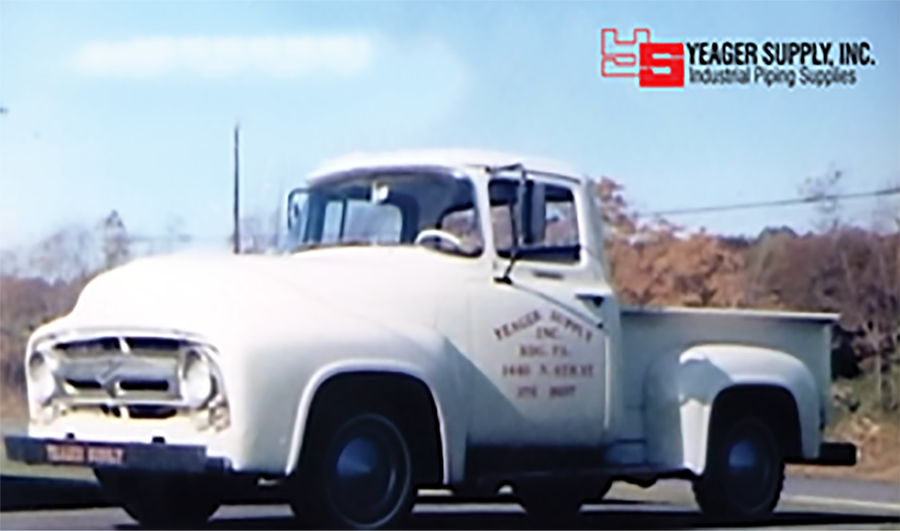 FORD PICK-UP TRUCK WAS FIRST VEHICLE PURCHASED BY YEAGER SUPPLY